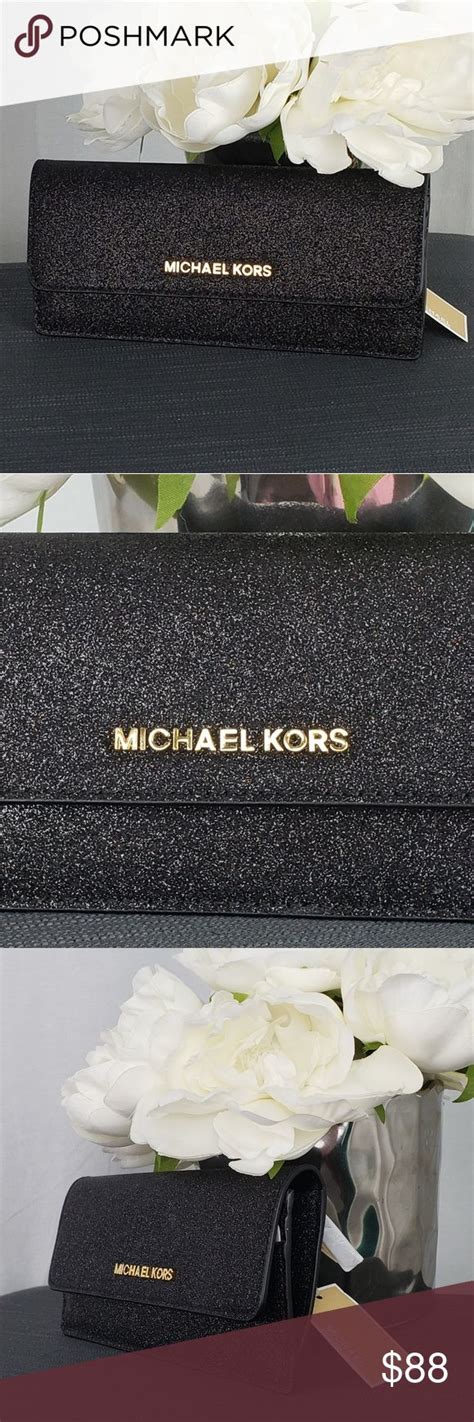 michael kors glitter wallet